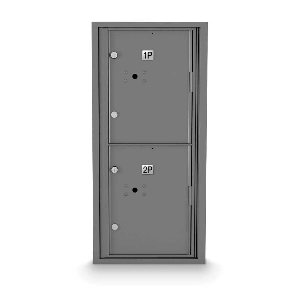 2 Parcel Locker 4C Horizontal Mailbox