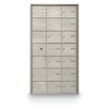 20 Door Front Loading 4B+ Horizontal Mailbox - Silver