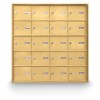 20 Door Rear Loading 4B+ Horizontal Mailbox - Gold