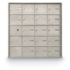 19 Door Front Loading 4B+ Horizontal Mailbox - Silver