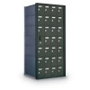 27 Door Private Use Front Loading Horizontal Mailbox - Bronze