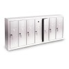 7 Door Surface Mount Vertical Mailbox