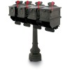 Carthage 1812 Quadruple Residential Mailboxes & Post