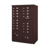 16 Door F-Spec Cluster Box Unit, Bronze - NO PEDESTAL