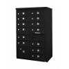 13 Door F-Spec Cluster Box Unit, Black - NO PEDESTAL