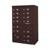 13 Door F-Spec Cluster Box Unit, Bronze - NO PEDESTAL