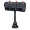 Glastonbury 1092 Triple Residential Mailboxes & Post