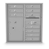 10 Door, 1 Parcel Locker 4C Horizontal Mailbox
