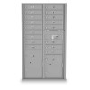 17 Door, 2 Parcel Locker 4C Horizontal Mailbox