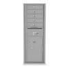5 Door, 1 Parcel Locker 4C Horizontal Mailbox