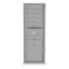 6 Door, 1 Parcel Locker 4C Horizontal Mailbox