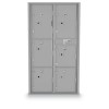 6 Parcel Locker 4C Horizontal Mailbox