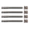 Heavy-Duty Wedge Anchor Bolt Set with Tamper-Resistant Hex Nuts for CBUs