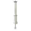 Signature Lamp Post With Mount, White