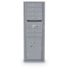 6 Door 4C Horizontal Mailbox - 1 Parcel Locker