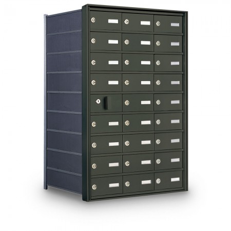 26 Door Private Use Front Loading Horizontal Mailbox - Bronze