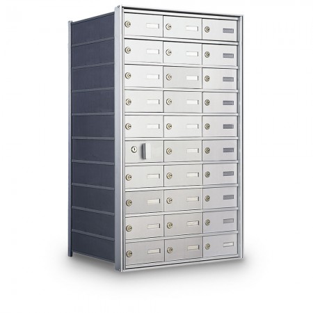 29 Door Private Use Front Loading Horizontal Mailbox