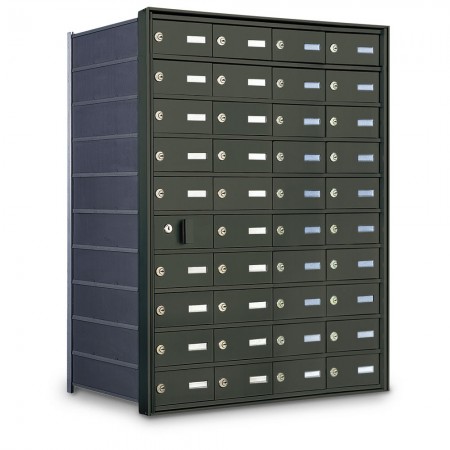 39 Door Private Use Front Loading Horizontal Mailbox - Bronze