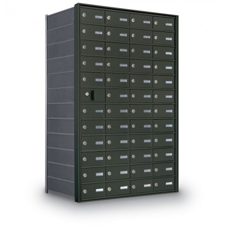 47 Door Private Use Front Loading Horizontal Mailbox - Bronze