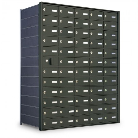 59 Door Private Use Front Loading Horizontal Mailbox - Bronze