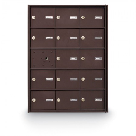 14 Door Front Loading 4B+ Horizontal Mailbox - Bronze