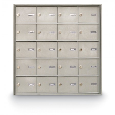 20 Door Rear Loading 4B+ Horizontal Mailbox