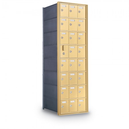 23 Door Private Use Front Loading Horizontal Mailbox - Bronze