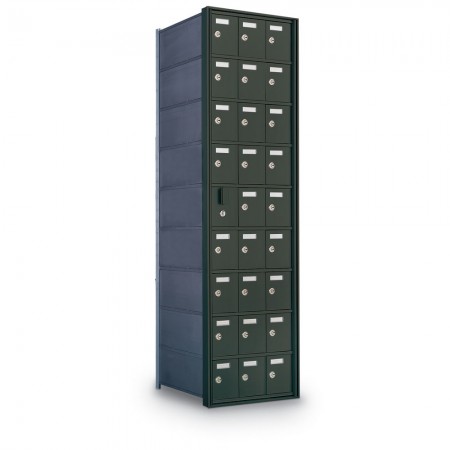 26 Door Private Use Front Loading Horizontal Mailbox - Bronze