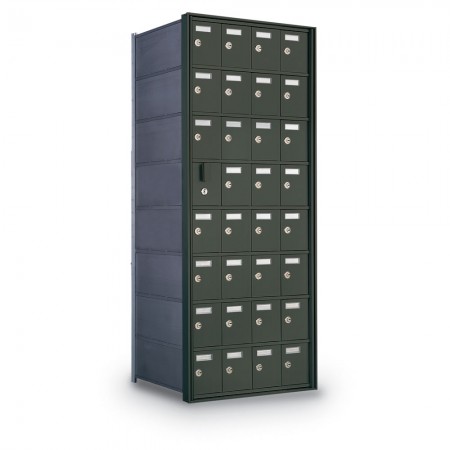 31 Door Private Use Front Loading Horizontal Mailbox - Bronze