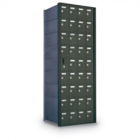 35 Door Private Use Front Loading Horizontal Mailbox - Bronze