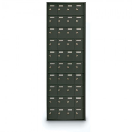 40 Door Private Use Rear Loading Horizontal Mailbox - Bronze