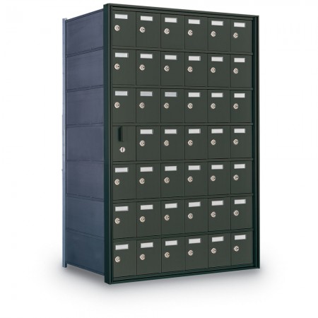 41 Door Private Use Front Loading Horizontal Mailbox - Bronze