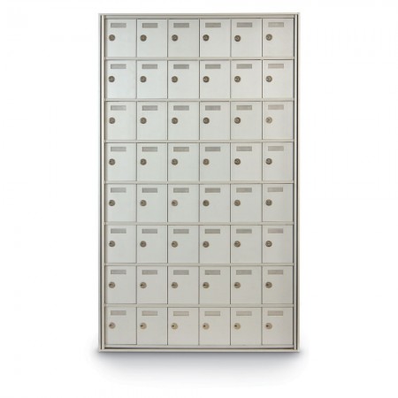 48 Door Private Use Rear Loading Horizontal Mailbox