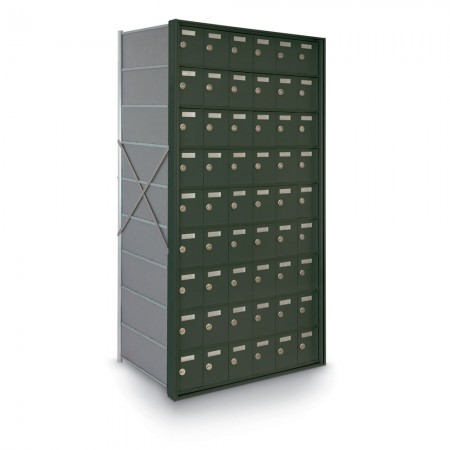 54 Door Private Use Rear Loading Horizontal Mailbox - Bronze