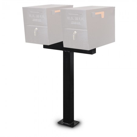 Single Post for two (2) Mail Vault Locking Mailboxes, Direct Burial - POST ONLY, MAILBOXES NOT INCLUDED