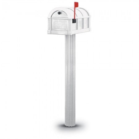 Durham 1092 Residential Mailbox & Post  - White