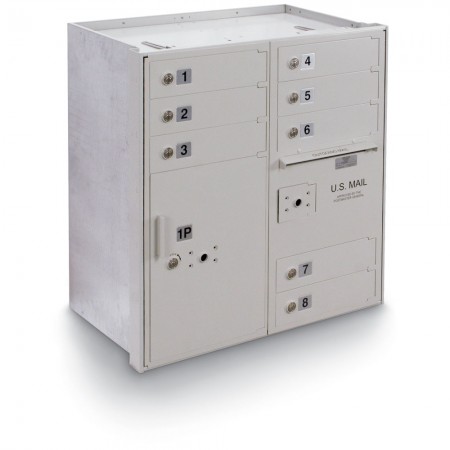 8 Door High Security 4C Horizontal Mailbox