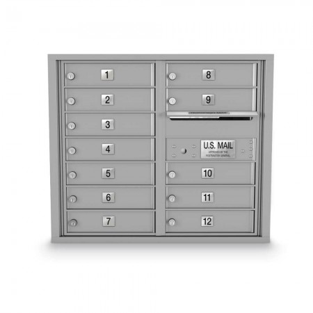 12 Door 4C Horizontal Mailbox