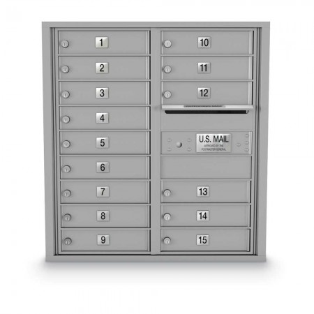 15 Door 4C Horizontal Mailbox