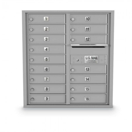 16 Door 4C Horizontal Mailbox