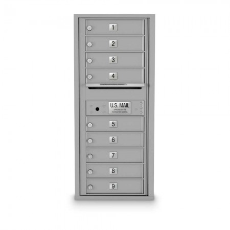 9 Door 4C Horizontal Mailbox