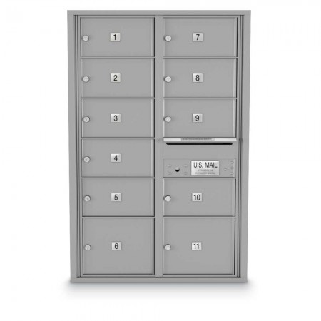 11 Door Over-sized 4C Horizontal Mailbox