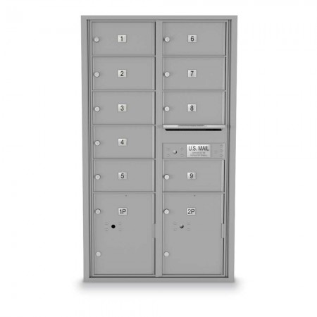 9 Door Over-sized 4C Horizontal Mailbox