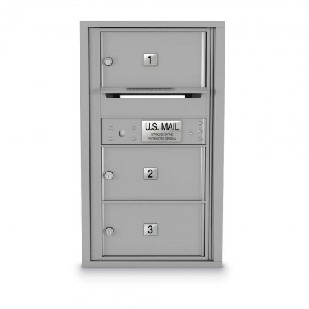 3 Door Over-sized 4C Horizontal Mailbox