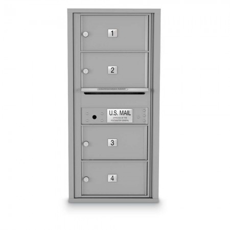 4 Door Over-sized 4C Horizontal Mailbox