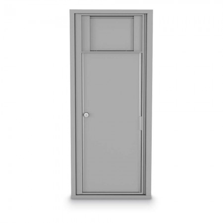 1 Waste Receptacle 4C Horizontal Mailbox