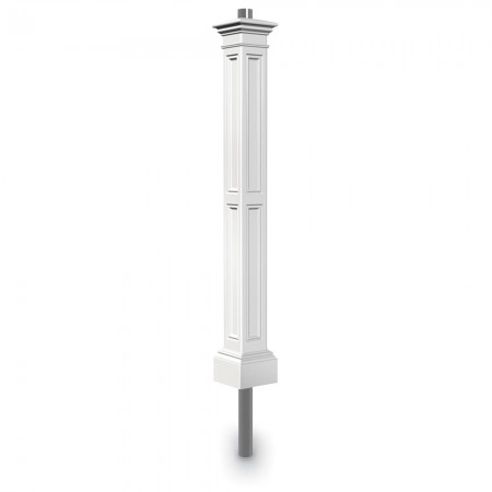 Liberty Lamp Post With Mount, White