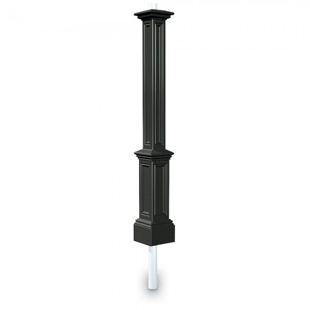 Signature Lamp Post With Mount, Black or White