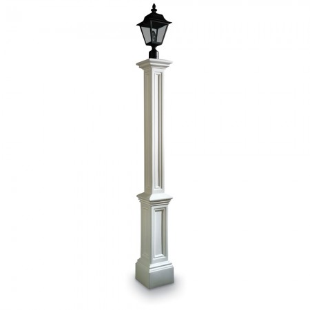 Signature Lamp Post Without Mount, White