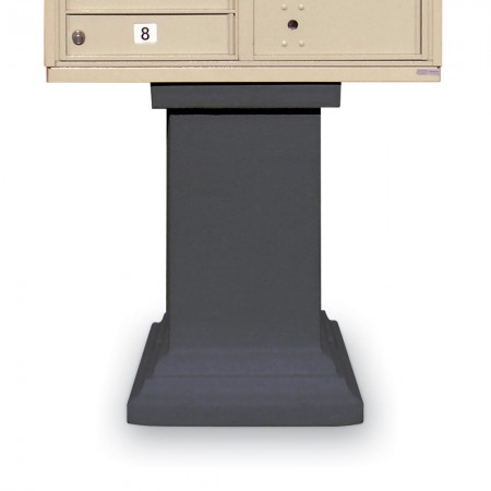 Stucco Tall Pedestal for CBUs